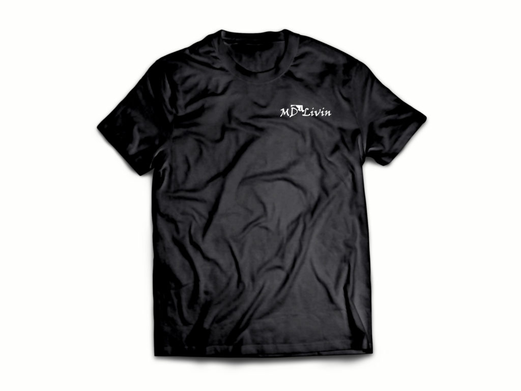 White Marlin MD Short Sleeve Black - Image 3